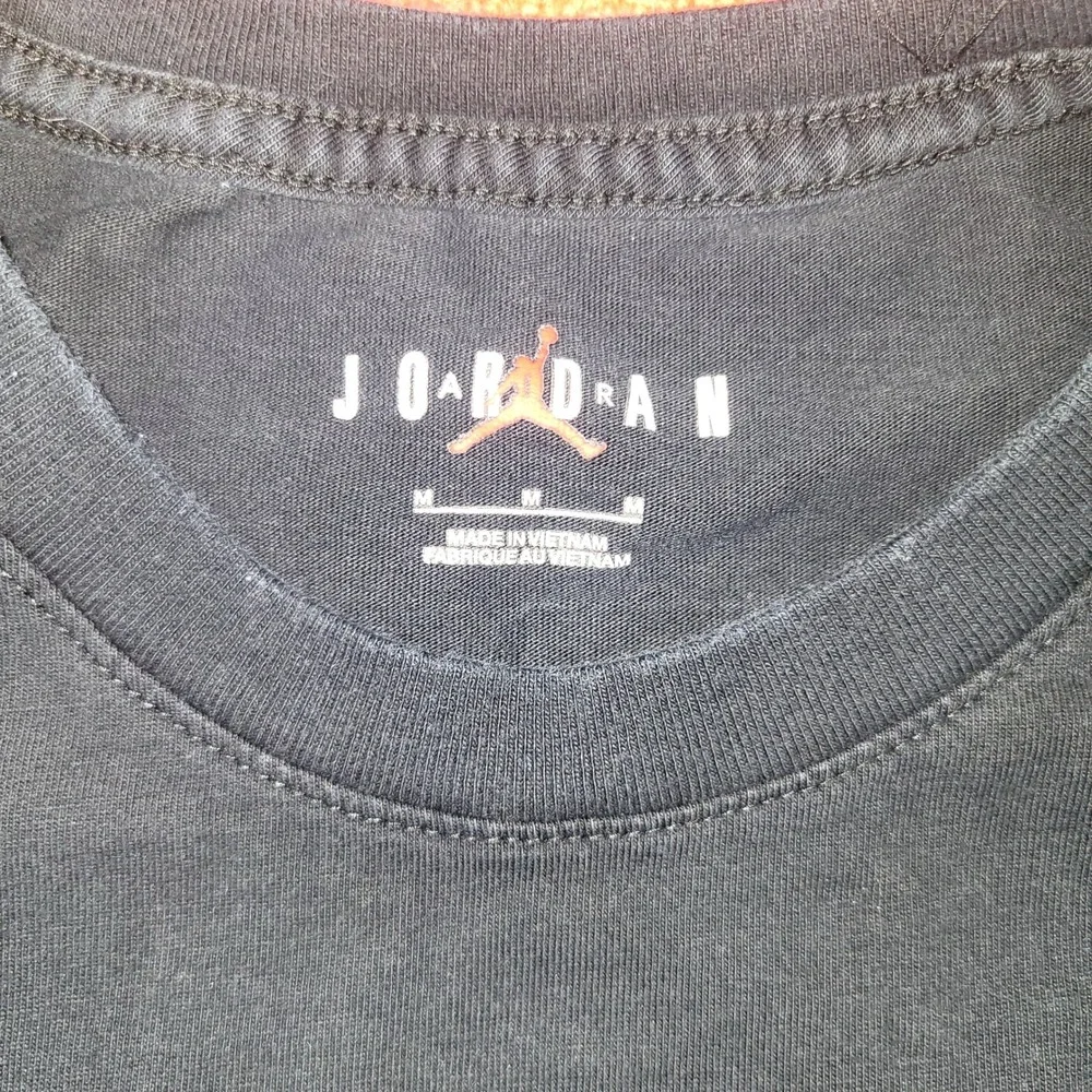 Jordan Long‎ Sleeve T Shirt Basketball Graphic Tee Mens Medium Black